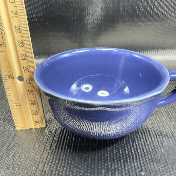 Pierre Deux Blue Teacup And Saucer Set Ceramic Made In Portugal Cup Plate Set - Picture 5 of 16